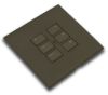 Rako RP-EOS-6 cover plate kit – Matt Bronze, shown fitted