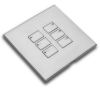 Rako WP-EOS-6 cover plate kit – Satin Chrome, shown fitted