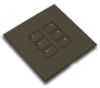 Rako WP-EOS-6 cover plate kit – Matt Bronze, shown fitted